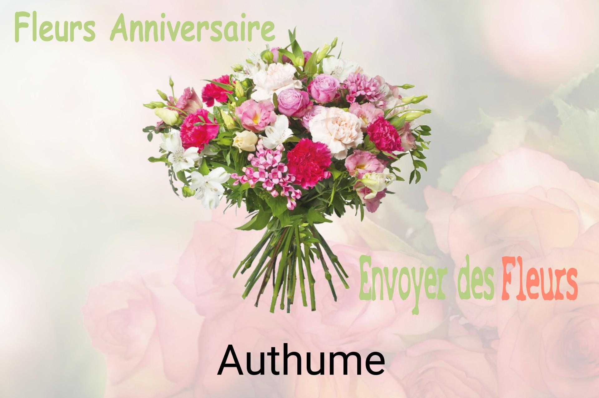 Bouquet de fleurs d’anniversaire livré à Authume